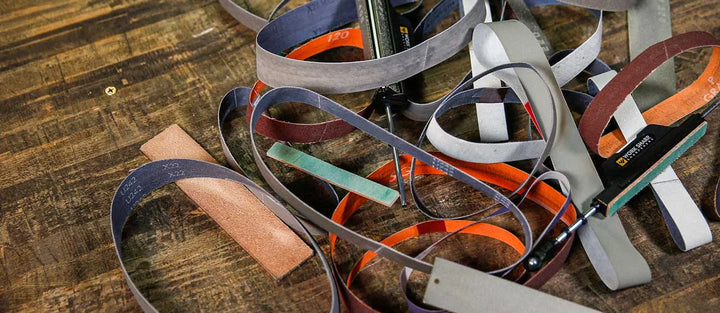 Electric knife sharpening belts wear out. When to replace them?
