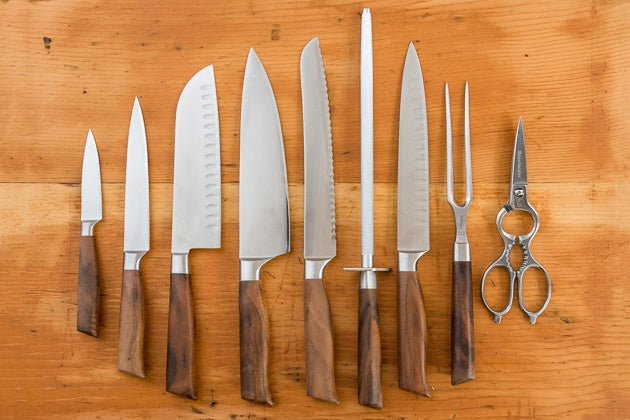 The many types of kitchen knives