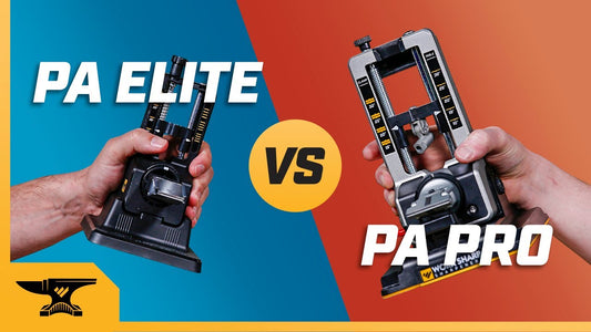 cutting paper with sharp knife Pro PA precision adjust comparison thumbnail