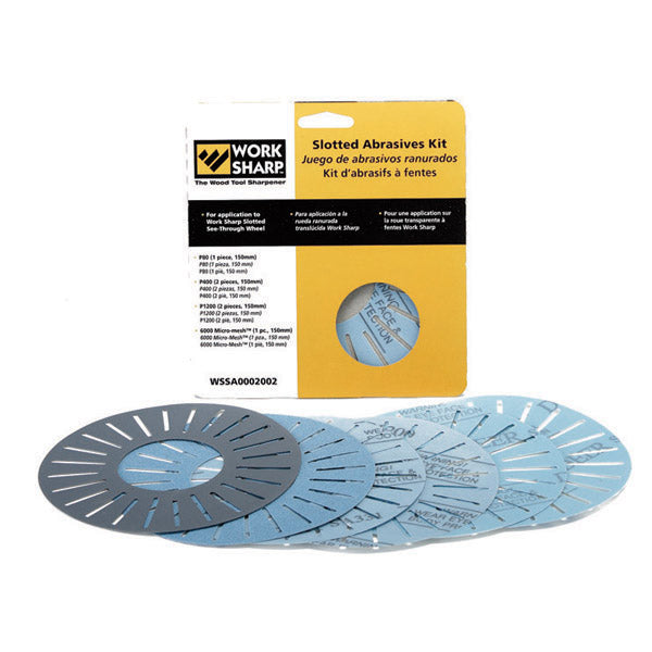 Edge-Vision Slotted Abrasive Disc 6 Pack to suit WS3000